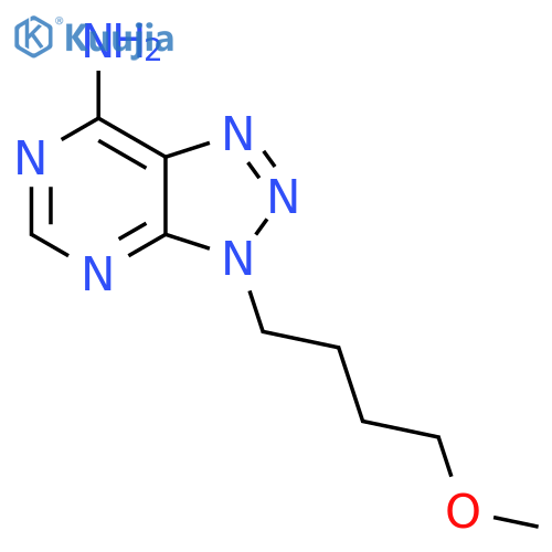 3-(4-methoxybutyl)-3H-1,2,3triazolo4,5-dpyrimidin-7-amine structure