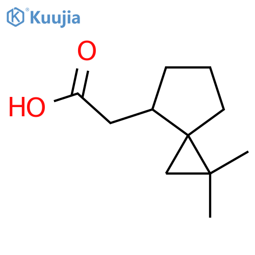 2-{1,1-dimethylspiro2.4heptan-4-yl}acetic acid structure