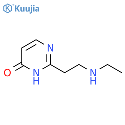 2-2-(ethylamino)ethylpyrimidin-4-ol structure