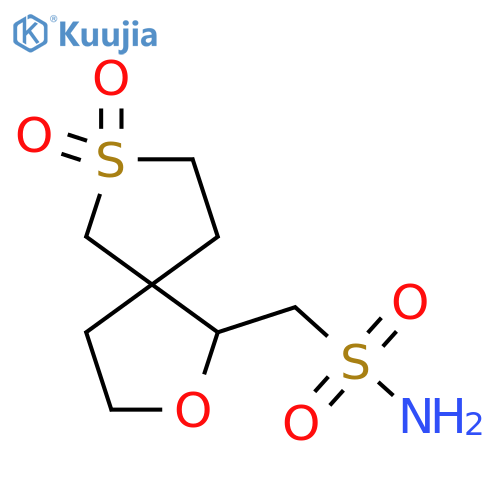 {7,7-dioxo-2-oxa-7lambda6-thiaspiro4.4nonan-1-yl}methanesulfonamide structure