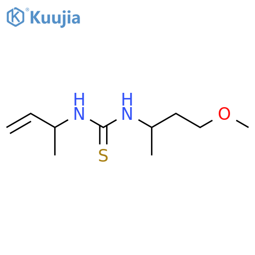 3-(but-3-en-2-yl)-1-(4-methoxybutan-2-yl)thiourea structure