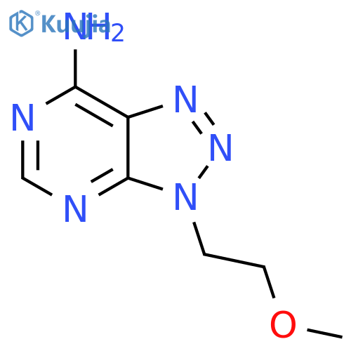 3-(2-methoxyethyl)-3H-1,2,3triazolo4,5-dpyrimidin-7-amine structure