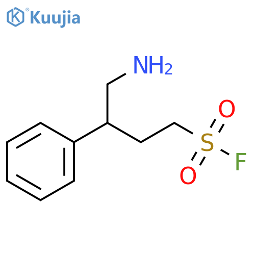 4-amino-3-phenylbutane-1-sulfonyl fluoride structure