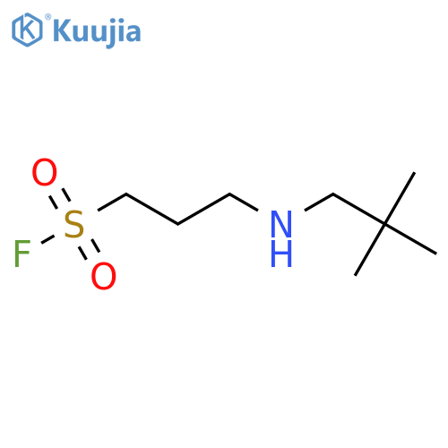 3-(2,2-dimethylpropyl)aminopropane-1-sulfonyl fluoride structure