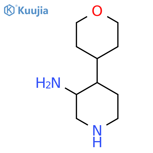 4-(oxan-4-yl)piperidin-3-amine structure