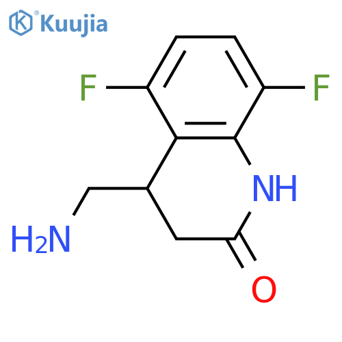 4-(aminomethyl)-5,8-difluoro-1,2,3,4-tetrahydroquinolin-2-one structure