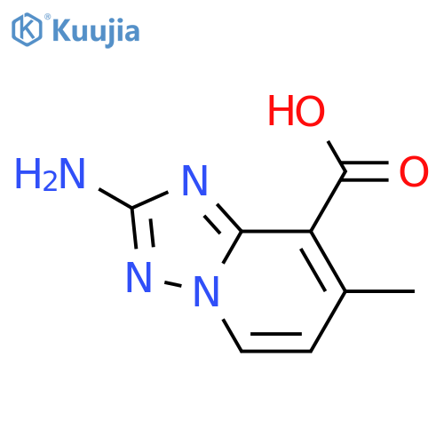2-amino-7-methyl-1,2,4triazolo1,5-apyridine-8-carboxylic acid structure