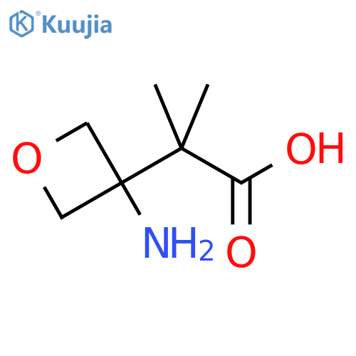 2-(3-aminooxetan-3-yl)-2-methylpropanoic acid structure