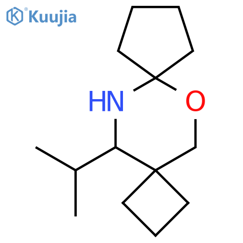13-(propan-2-yl)-6-oxa-12-azadispiro3.2.4^{7}.2^{4}tridecane structure