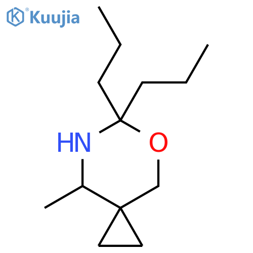 8-methyl-6,6-dipropyl-5-oxa-7-azaspiro2.5octane structure