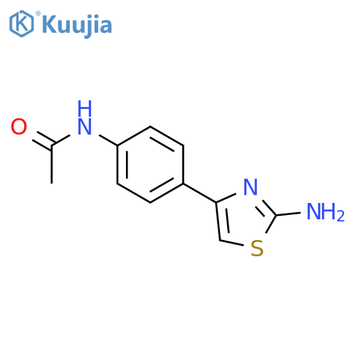 4-(4-Acetamidophenyl)-2-aminothiazole structure