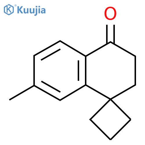 7'-methyl-3',4'-dihydro-2'H-spirocyclobutane-1,1'-naphthalene-4'-one structure