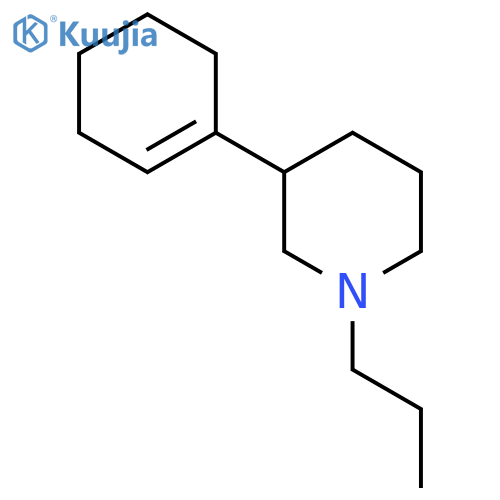 3-(cyclohex-1-en-1-yl)-1-propylpiperidine structure