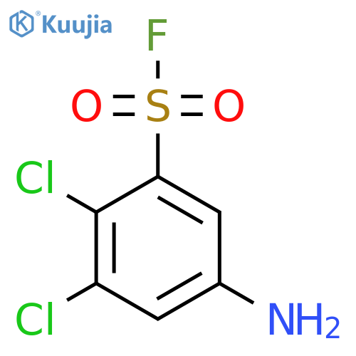 5-amino-2,3-dichlorobenzene-1-sulfonyl fluoride structure