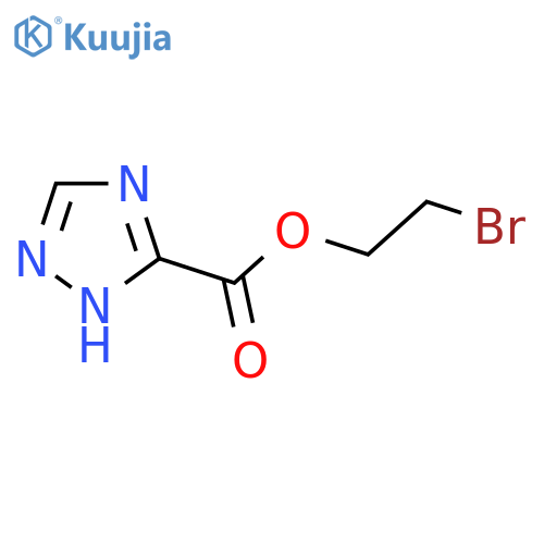 2-bromoethyl 1H-1,2,4-triazole-3-carboxylate structure