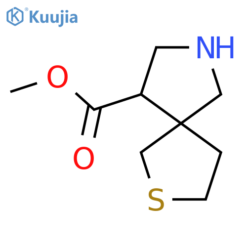 methyl 2-thia-7-azaspiro4.4nonane-9-carboxylate structure