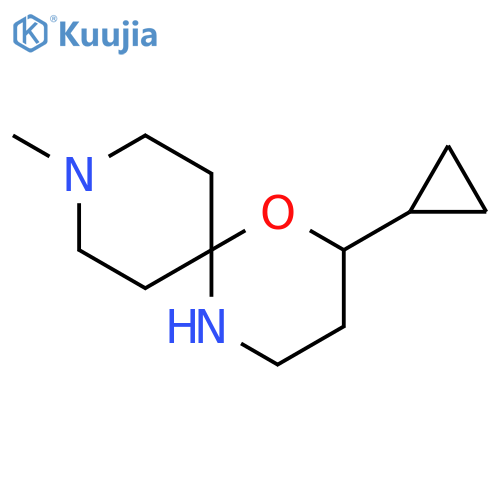 2-cyclopropyl-9-methyl-1-oxa-5,9-diazaspiro5.5undecane structure