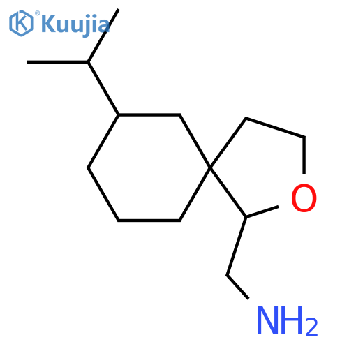 7-(propan-2-yl)-2-oxaspiro4.5decan-1-ylmethanamine structure