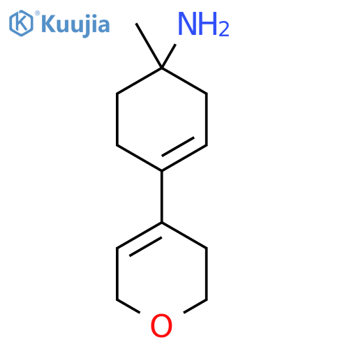 4-(3,6-dihydro-2H-pyran-4-yl)-1-methylcyclohex-3-en-1-amine structure