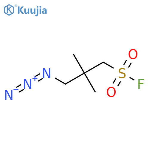 3-azido-2,2-dimethylpropane-1-sulfonyl fluoride structure
