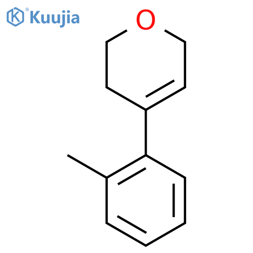 4-(2-methylphenyl)-3,6-dihydro-2H-pyran structure