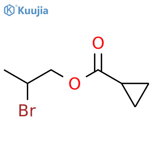 2-bromopropyl cyclopropanecarboxylate structure