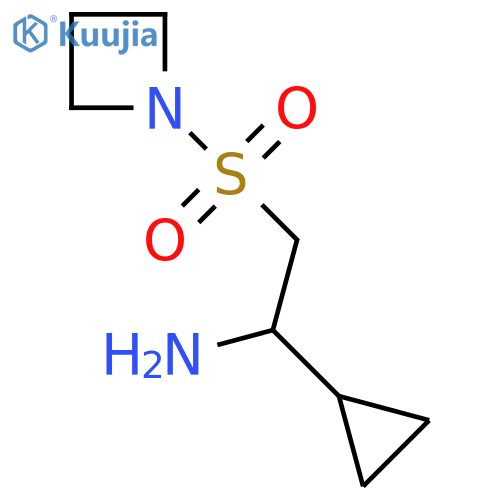 2-(azetidine-1-sulfonyl)-1-cyclopropylethan-1-amine structure