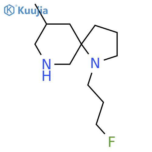1-(3-fluoropropyl)-9-methyl-1,7-diazaspiro4.5decane structure