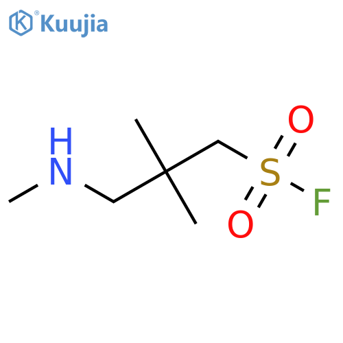 2,2-dimethyl-3-(methylamino)propane-1-sulfonyl fluoride structure