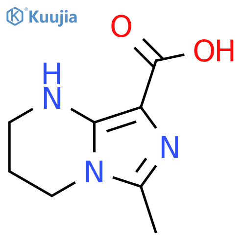 Imidazo[1,5-a]pyrimidine-8-carboxylic acid, 1,2,3,4-tetrahydro-6-methyl- structure