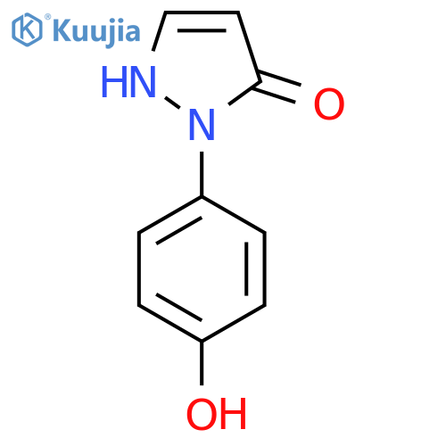 1-(4-hydroxyphenyl)-1H-pyrazol-5-ol structure