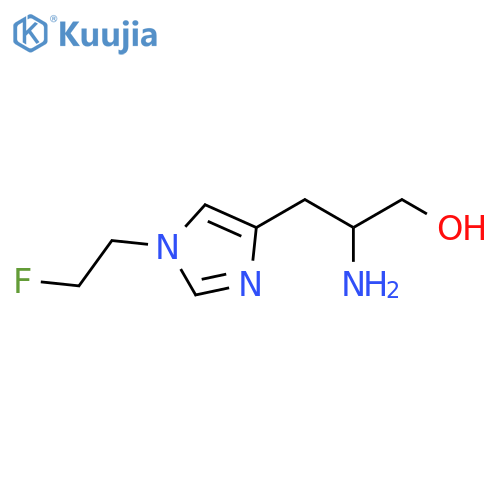 2-amino-3-1-(2-fluoroethyl)-1H-imidazol-4-ylpropan-1-ol structure