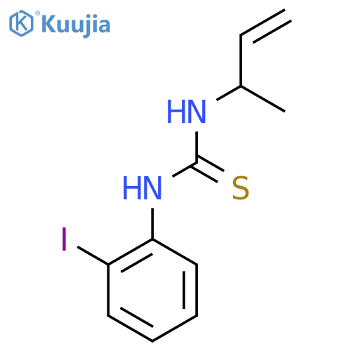 3-(but-3-en-2-yl)-1-(2-iodophenyl)thiourea structure