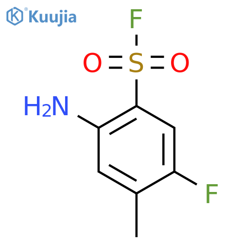 2-amino-5-fluoro-4-methylbenzene-1-sulfonyl fluoride structure