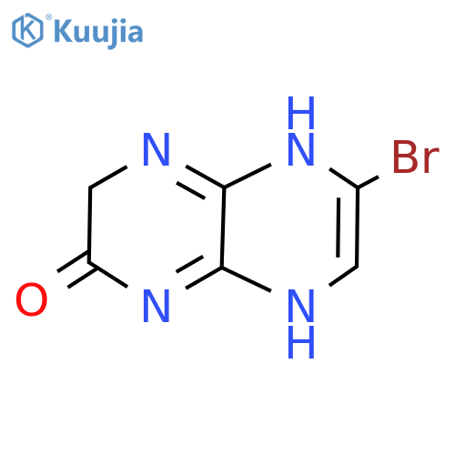2-Bromo-7H-pyrazino[2,3-b]pyrazin-6-one structure