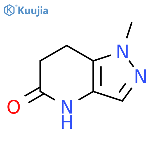 1-methyl-1H,4H,5H,6H,7H-pyrazolo[4,3-b]pyridin-5-one structure