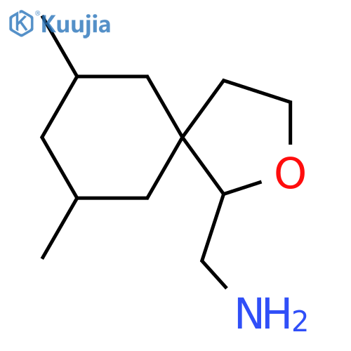 {7,9-dimethyl-2-oxaspiro4.5decan-1-yl}methanamine structure