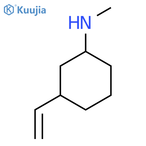 3-ethenyl-N-methylcyclohexan-1-amine structure