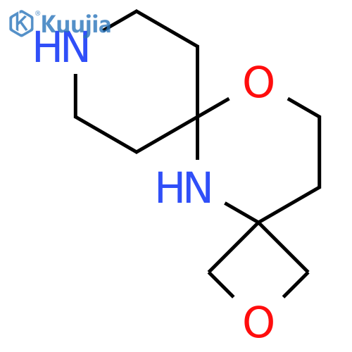 2,12-dioxa-5,9-diazadispiro3.1.5^{6}.3^{4}tetradecane structure