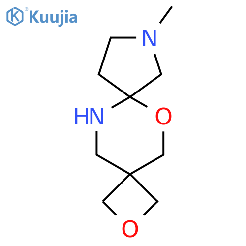 9-methyl-2,6-dioxa-9,12-diazadispiro3.2.4^{7}.2^{4}tridecane structure