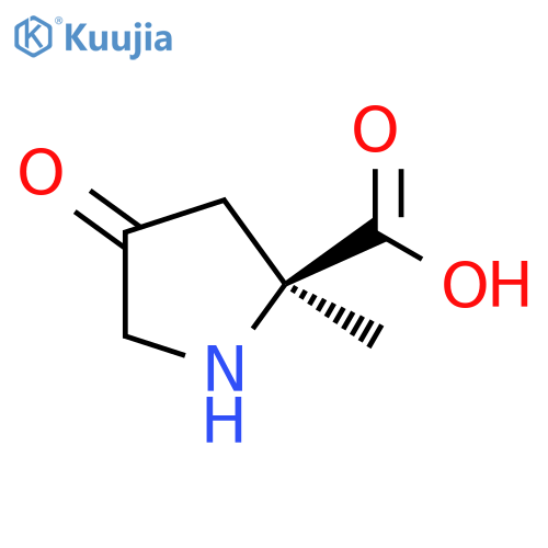 2-methyl-4-oxopyrrolidine-2-carboxylic acid structure