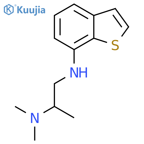 N-2-(dimethylamino)propyl-1-benzothiophen-7-amine structure