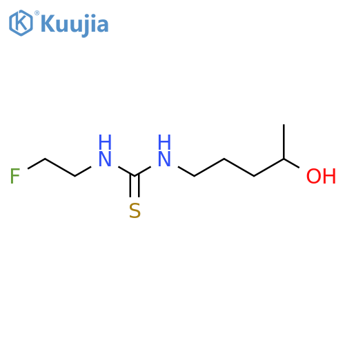 3-(2-fluoroethyl)-1-(4-hydroxypentyl)thiourea structure