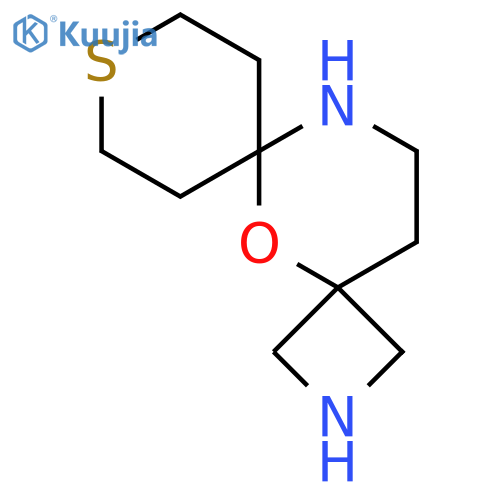 5-oxa-9-thia-2,12-diazadispiro3.1.5^{6}.3^{4}tetradecane structure