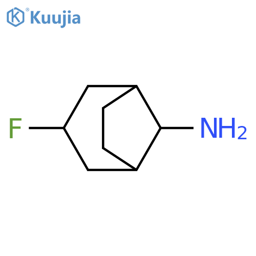 3-fluorobicyclo[3.2.1]octan-8-amine structure