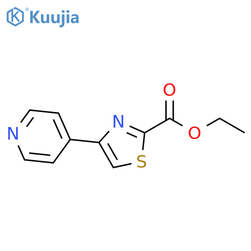 Ethyl 4-(4-pyridyl)-2-thiazolecarboxylate structure
