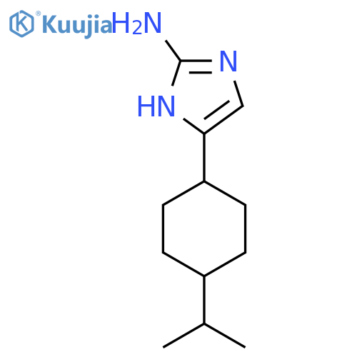5-4-(propan-2-yl)cyclohexyl-1H-imidazol-2-amine structure