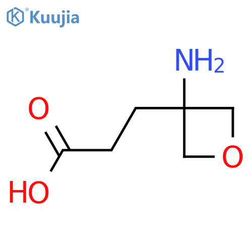 3-(3-aminooxetan-3-yl)propanoic acid structure