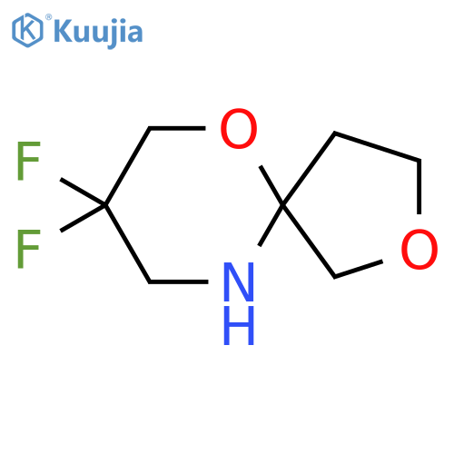 8,8-difluoro-2,6-dioxa-10-azaspiro4.5decane structure