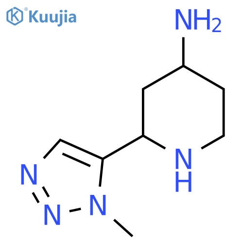 2-(1-methyl-1H-1,2,3-triazol-5-yl)piperidin-4-amine structure